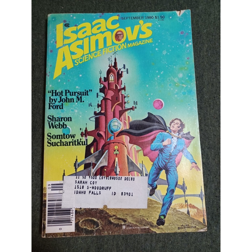 Isaac Asimov's Science Fiction September 1980 Digest Magazine A Davis